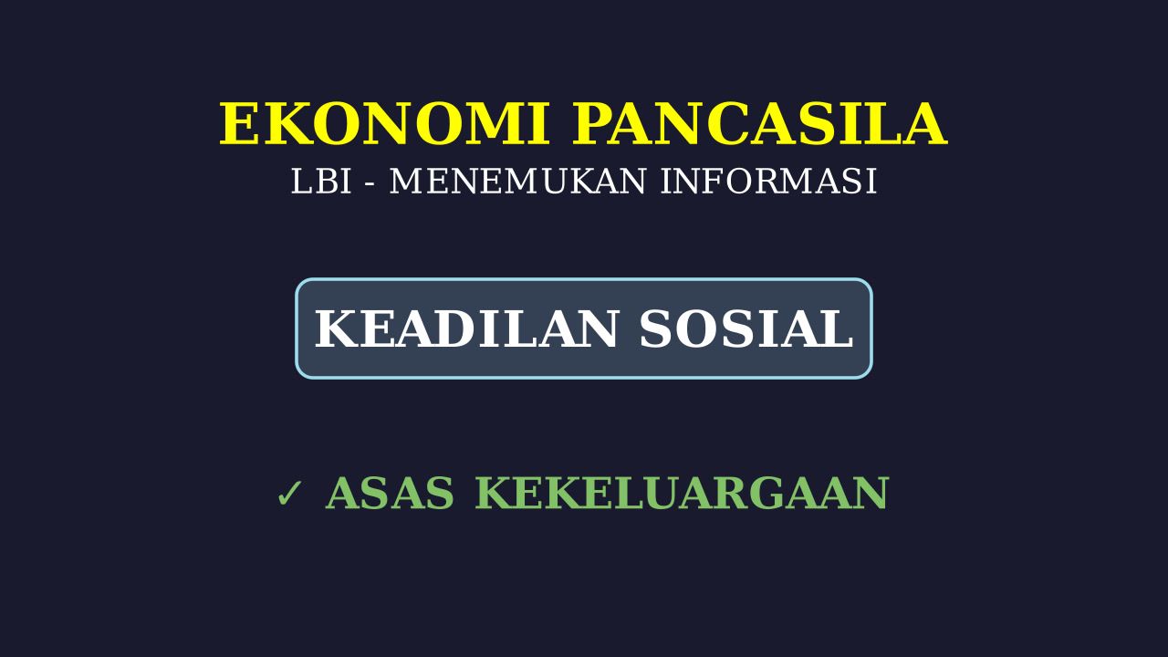 Sistem Ekonomi Pancasila: Mewujudkan Keadilan Sosial