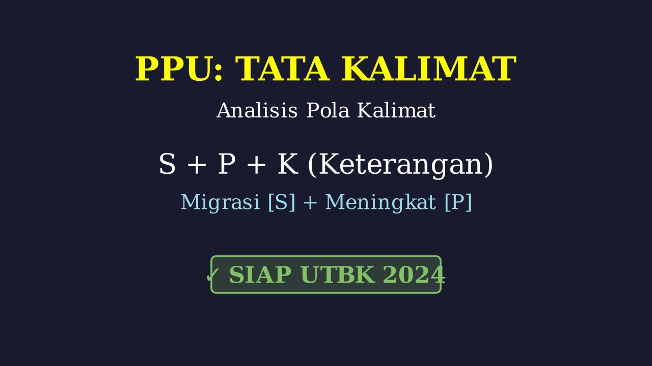 Analisis Pola Kalimat: Migrasi Internal