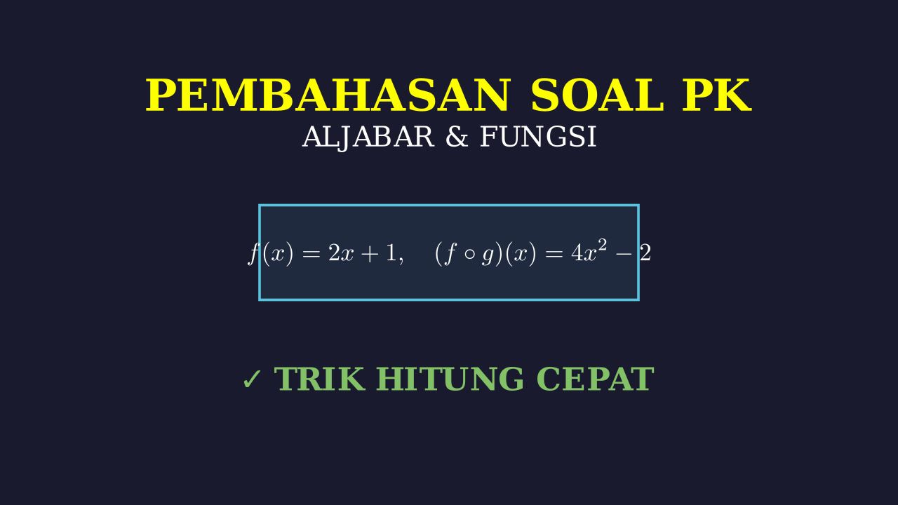 Pembahasan Soal Dari Foto