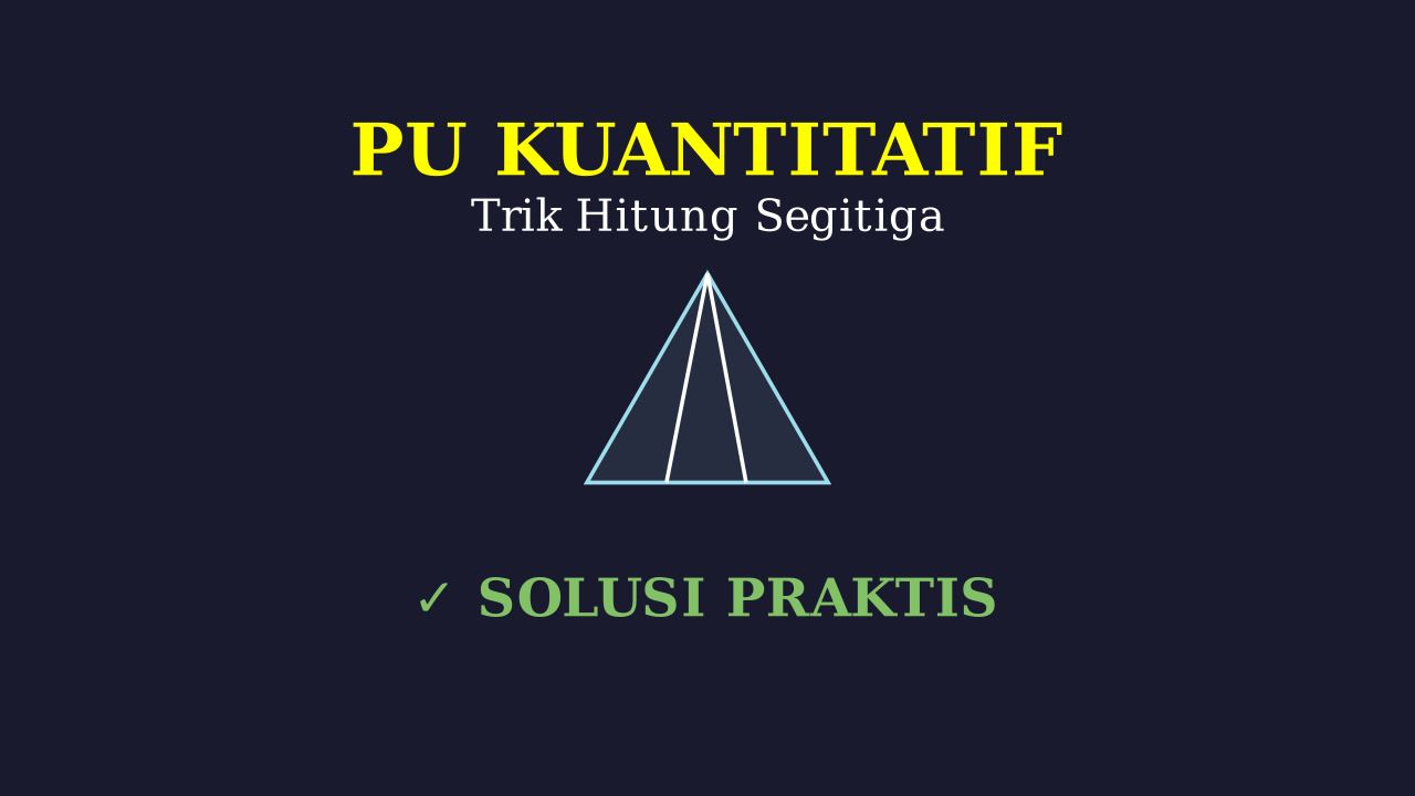 Menghitung Jumlah Segitiga