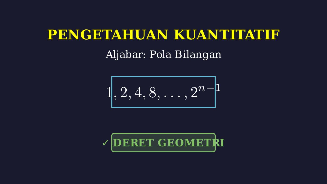 Pola Bilangan: Kertas Berpetak