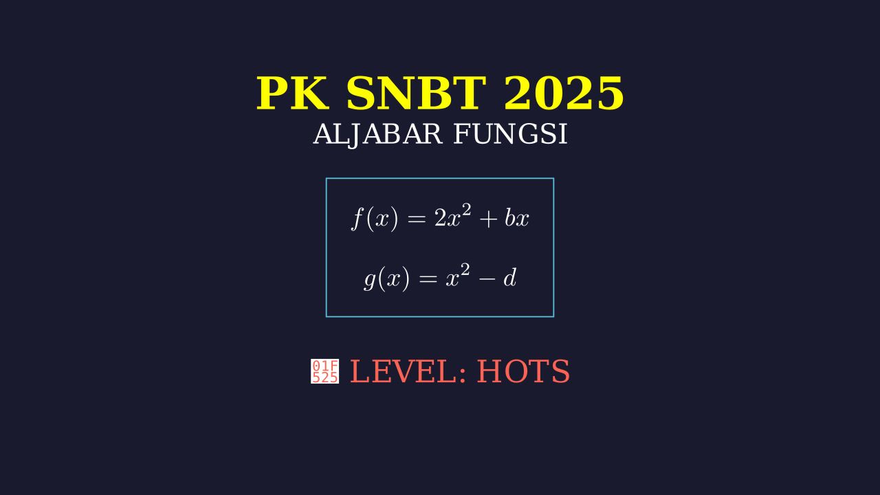 Soal HOTS Fungsi SNBT 2025