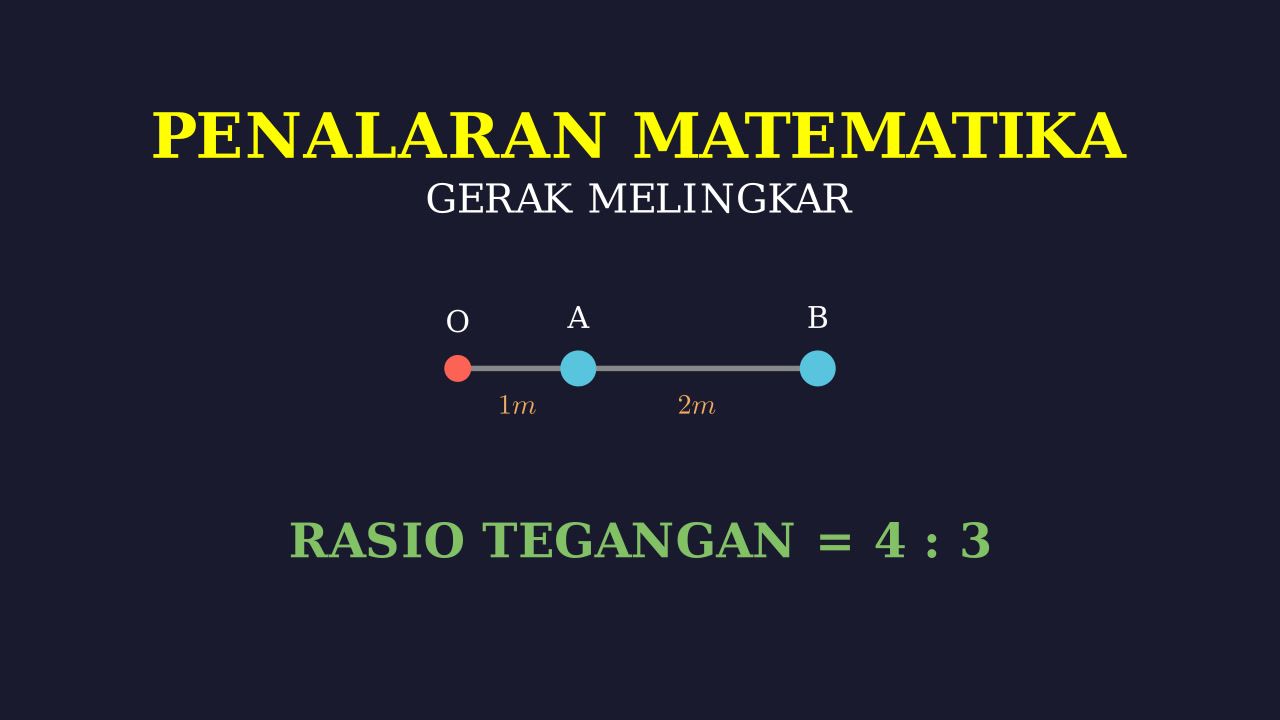 Gerak Melingkar Beraturan: Dua Benda