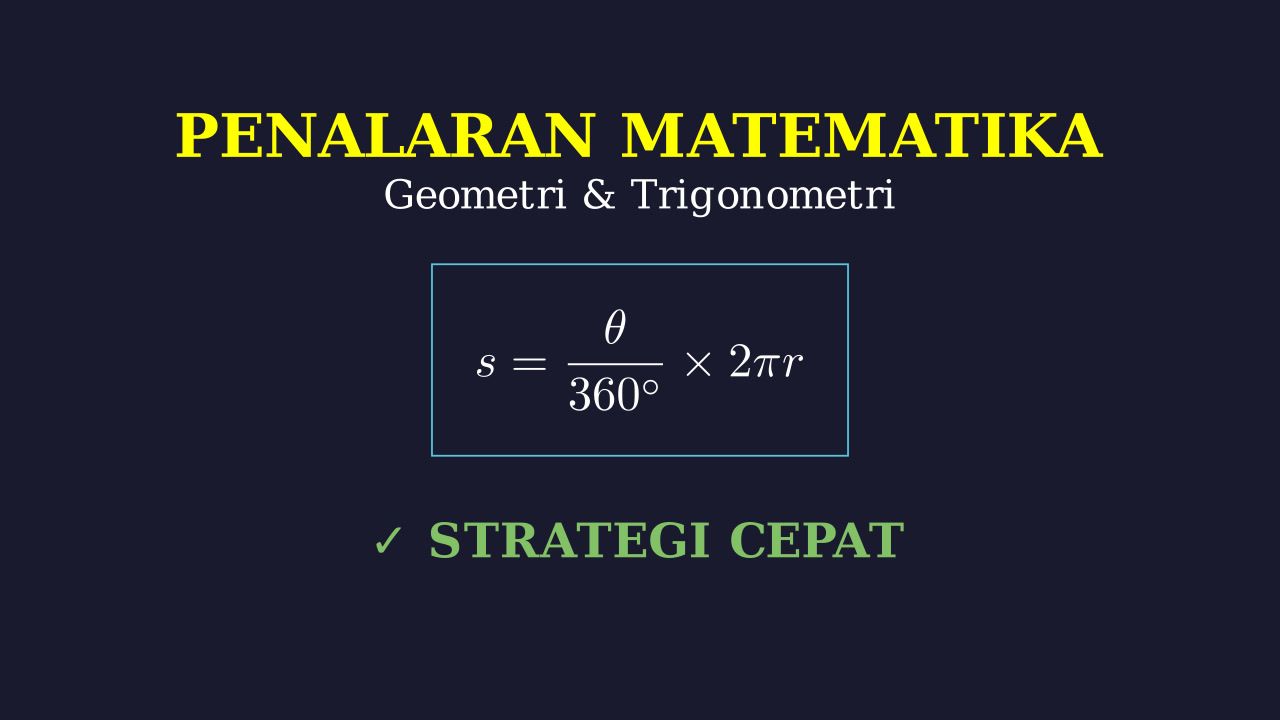 Geometri Lingkaran dan Trigonometri Terapan