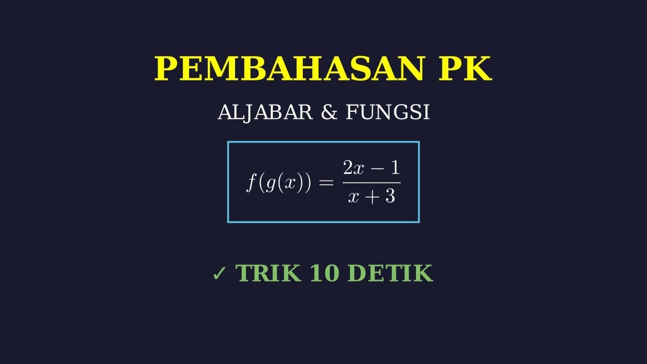Pembahasan Soal Matematika Bergambar