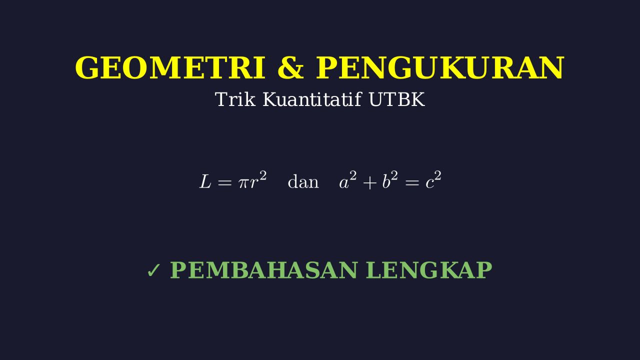 Kupas Tuntas Geometri