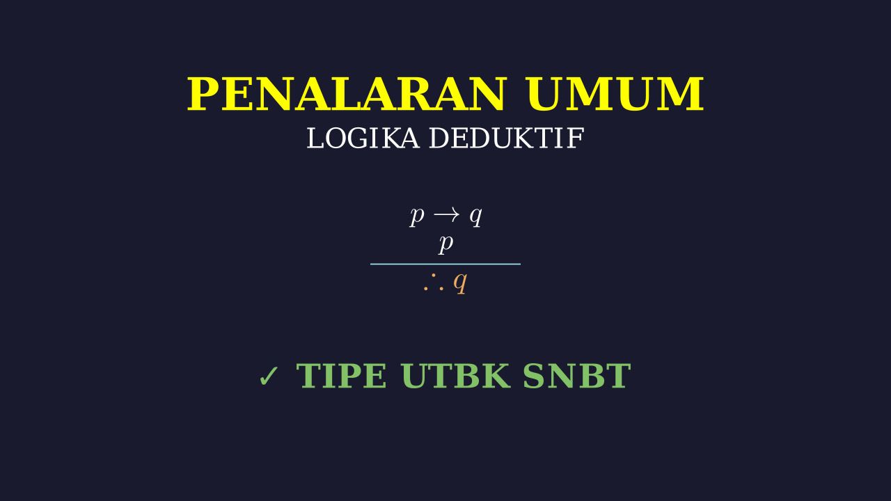 Strategi Penalaran Umum