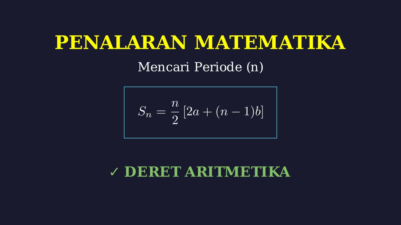 Deret Aritmetika: Menghitung Periode Penjualan