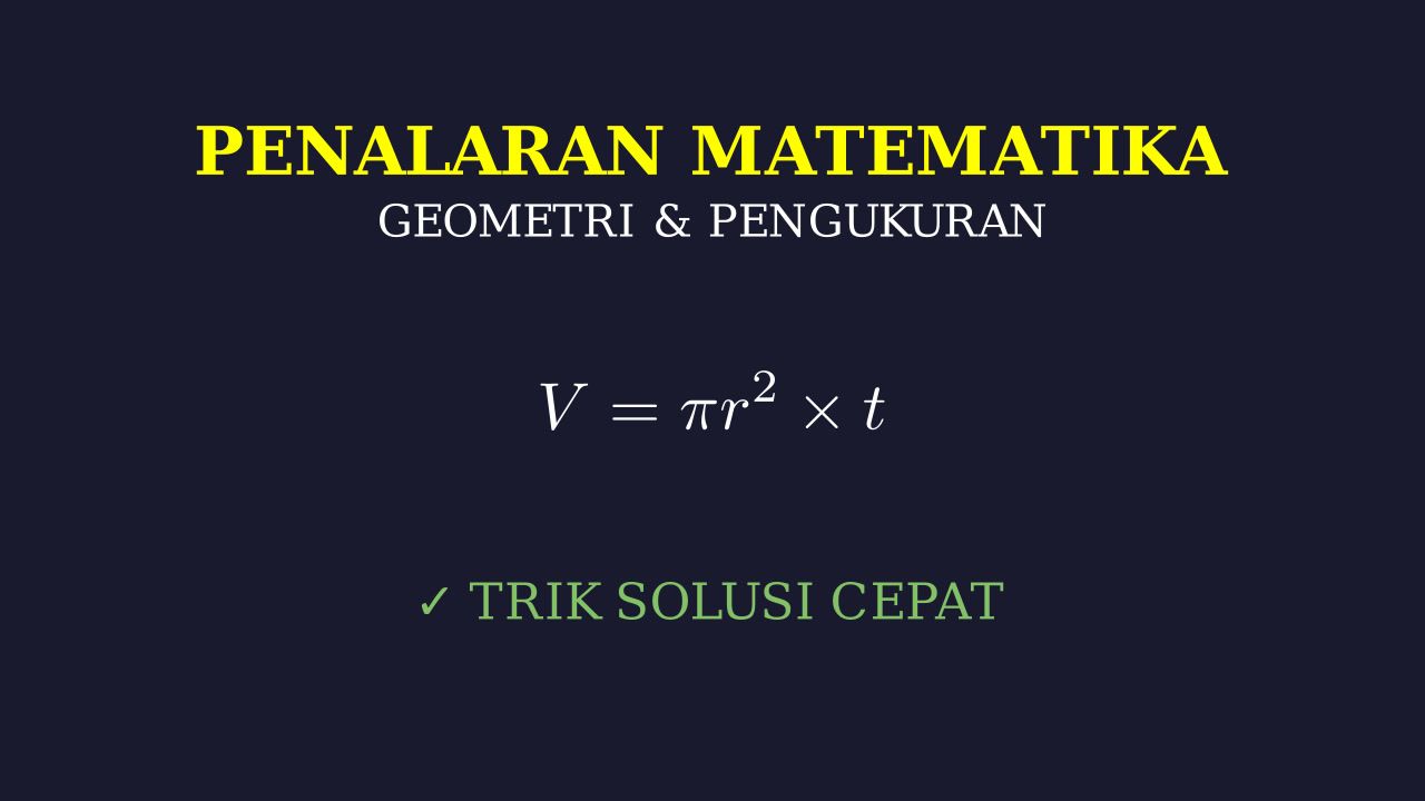 Pengukuran dan Geometri