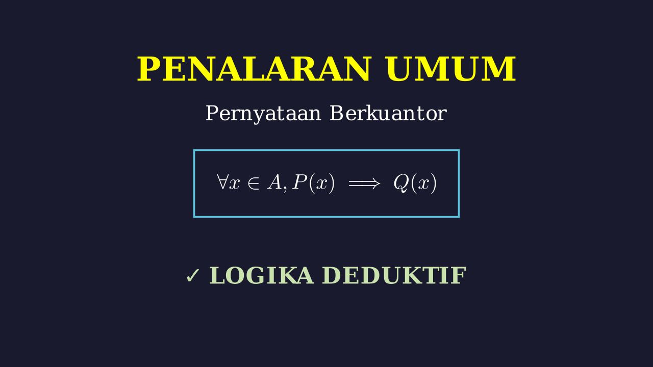 Logika Deduktif: Pernyataan Berkuantor