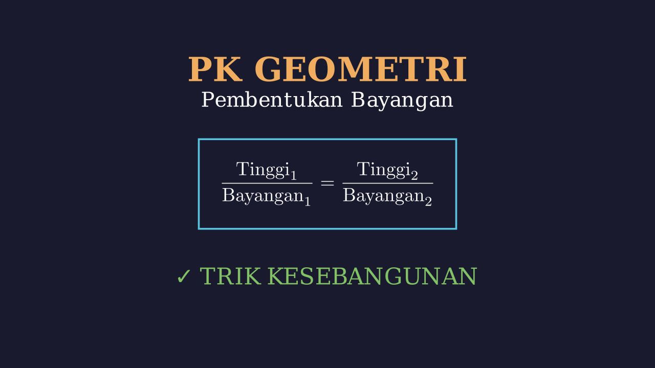 Pembentukan Bayangan
