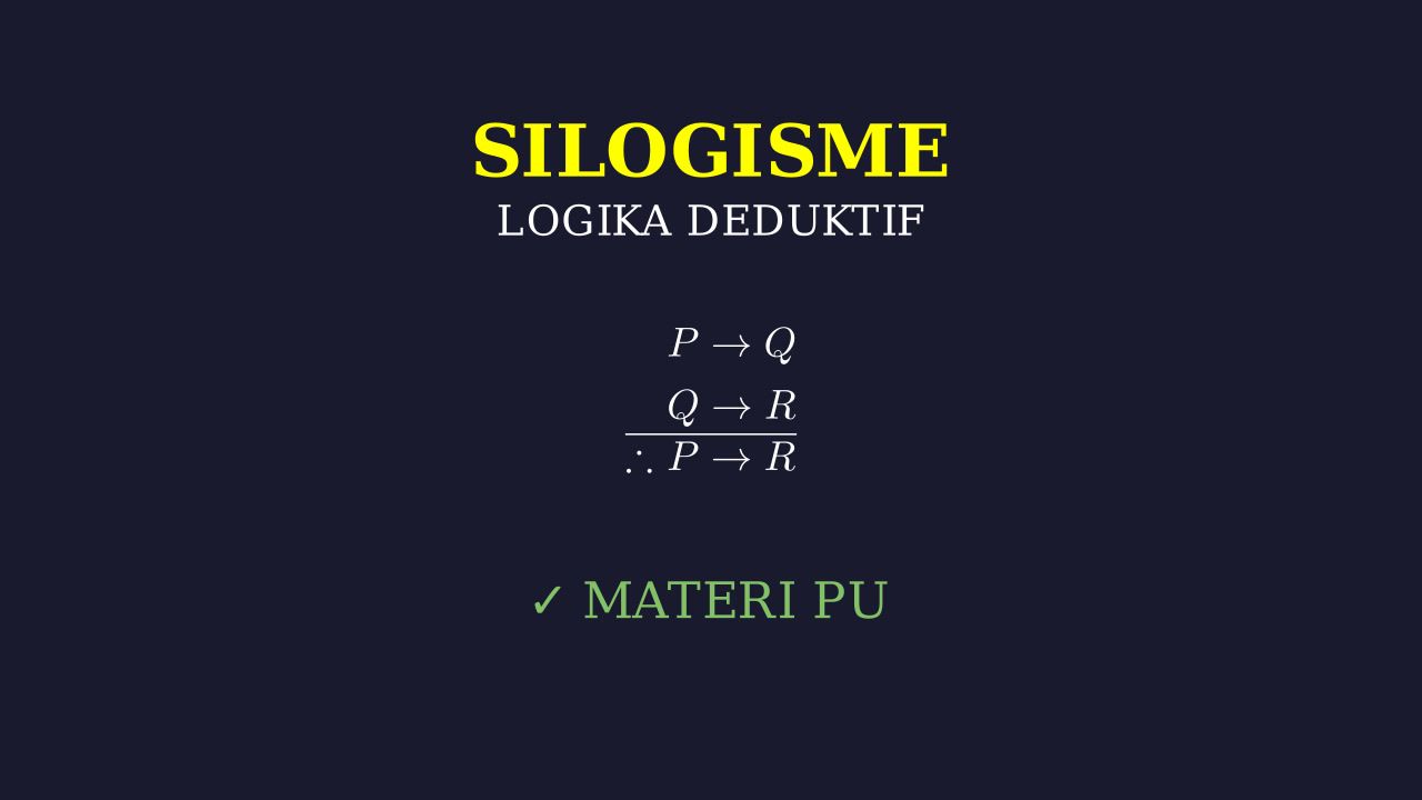 Memahami Silogisme