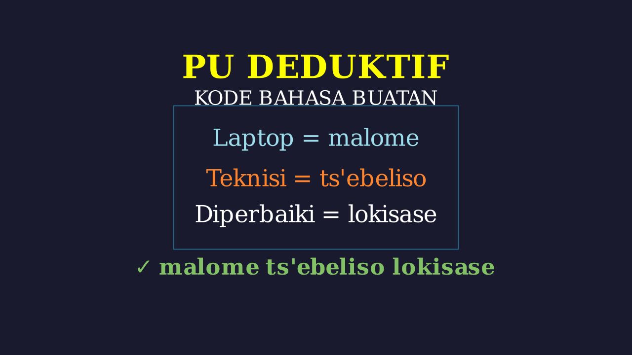 Logika Bahasa: Pola Kalimat Terjemahan