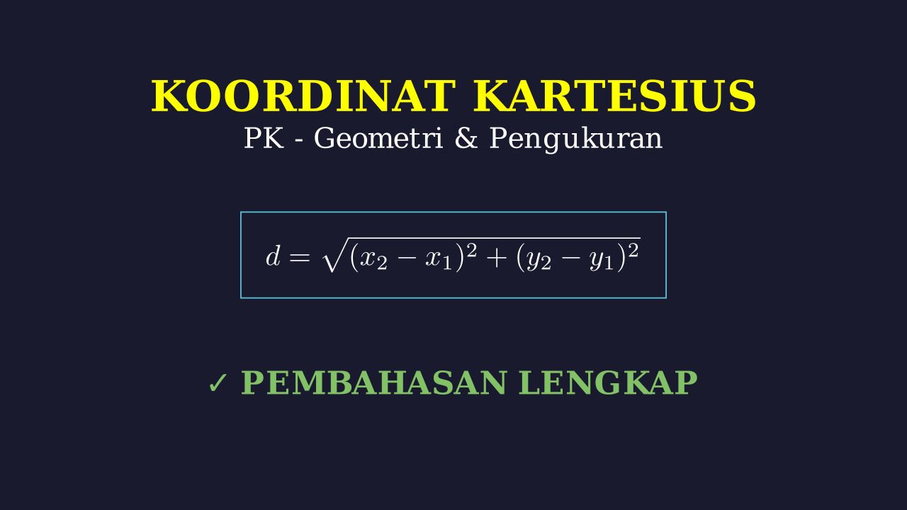 Sistem Koordinat Kartesius