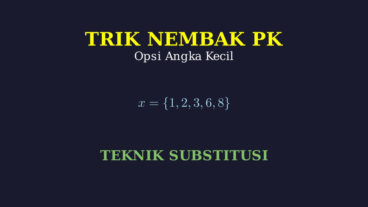 Trik Nembak PK PM: Strategi Jawaban Angka