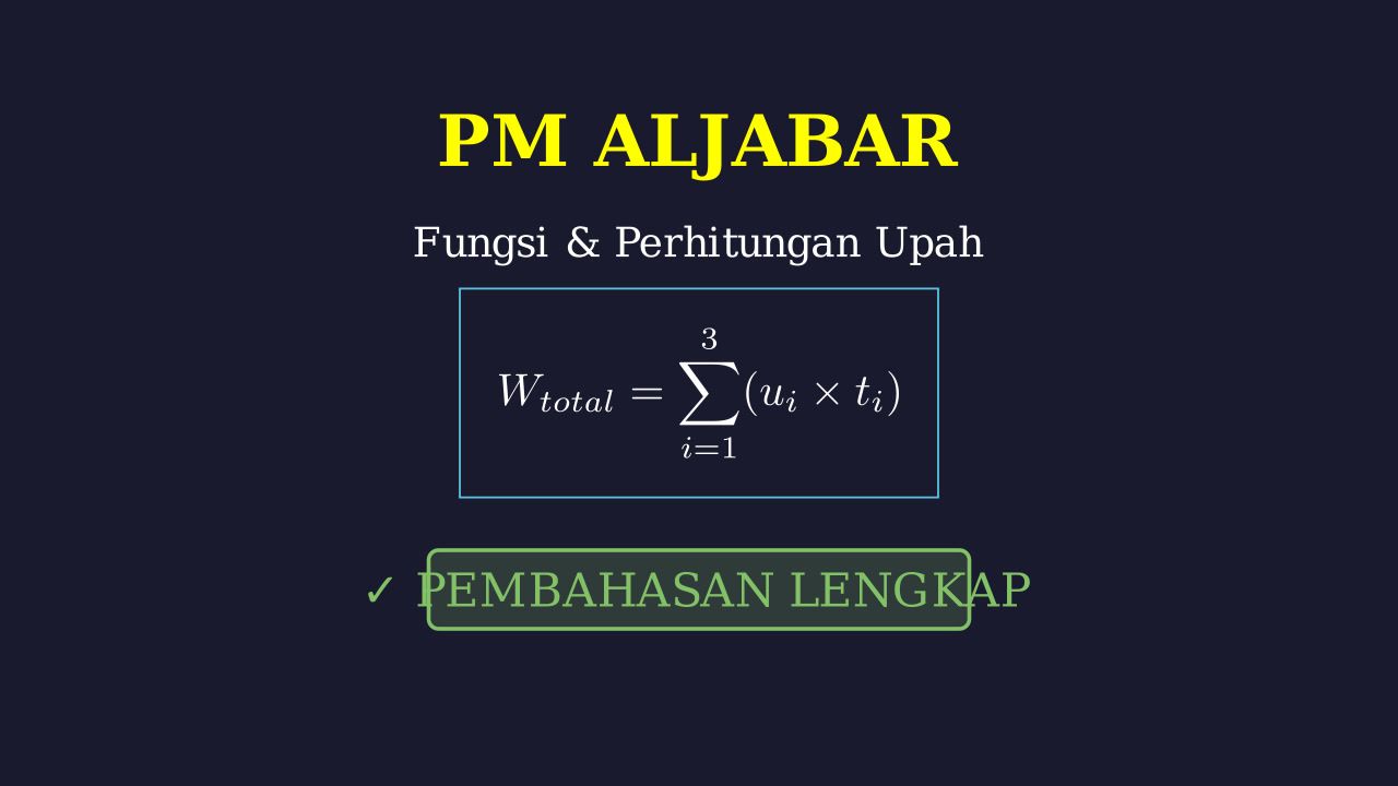 Menghitung Upah Magang Pergudangan