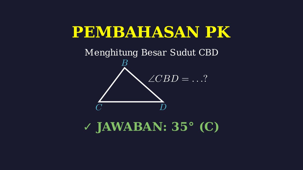 Menghitung Besar Sudut