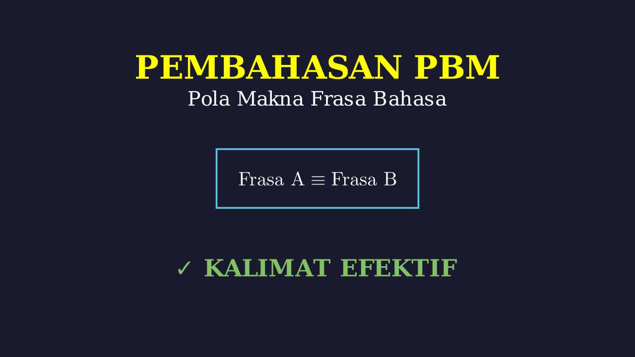 Pembahasan Soal: Karakteristik Laki-laki