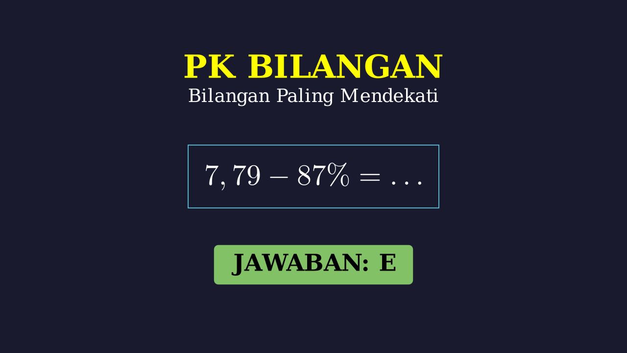 Menentukan Nilai Terdekat: Desimal dan Persen