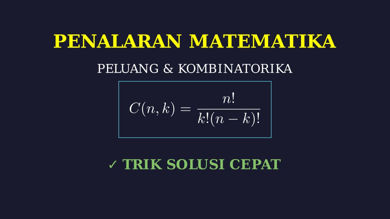Kombinatorika dan Peluang