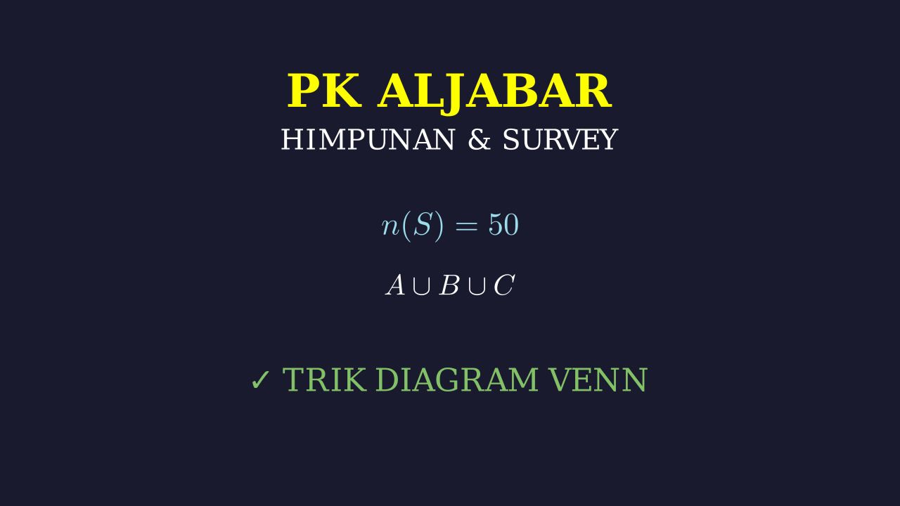 Himpunan: Soal Cerita Survey Buah