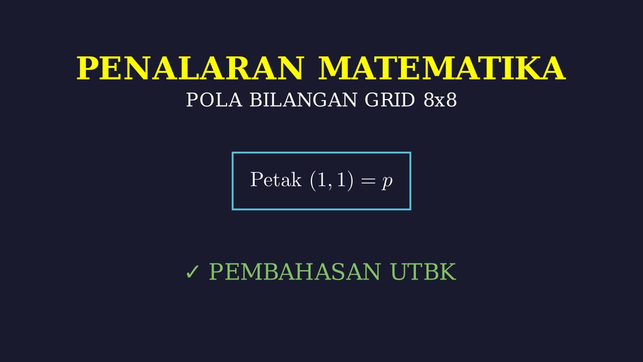 Soal Kertas Berpetak 8x8