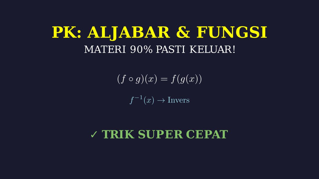 Materi PK: Prediksi 90% Keluar