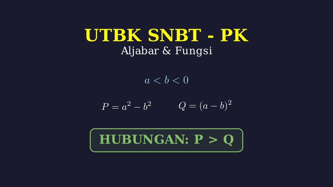 Perbandingan Kuantitas P dan Q