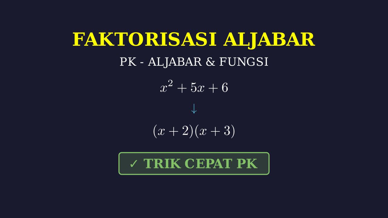 Faktorisasi Aljabar