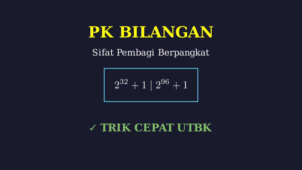 Sifat Keterbagian Bilangan