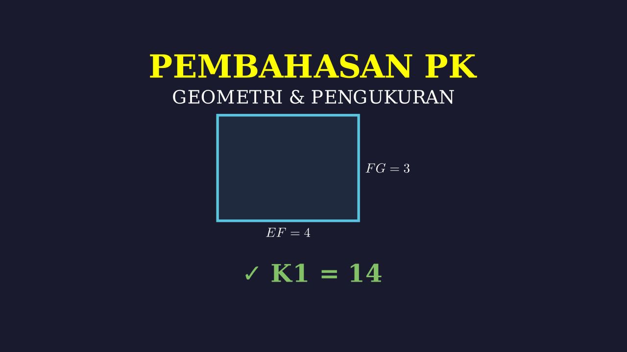 Keliling Persegi Panjang EFGH