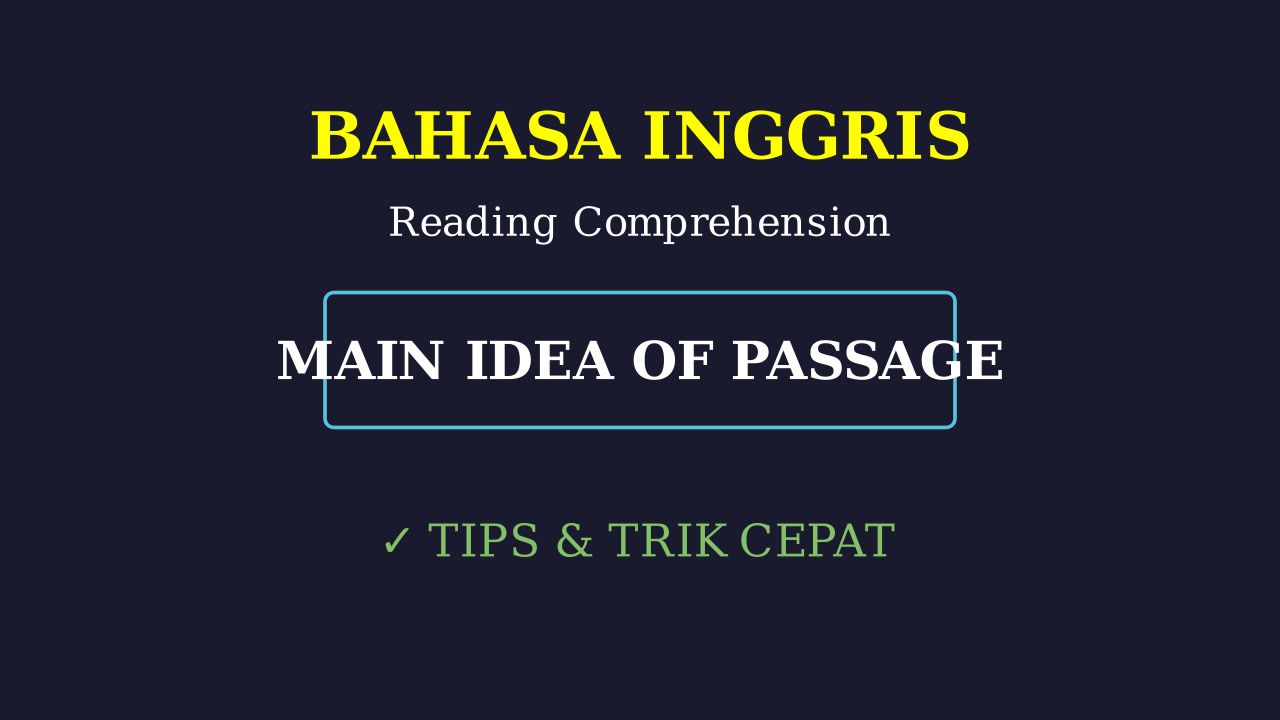 Finding the Main Idea