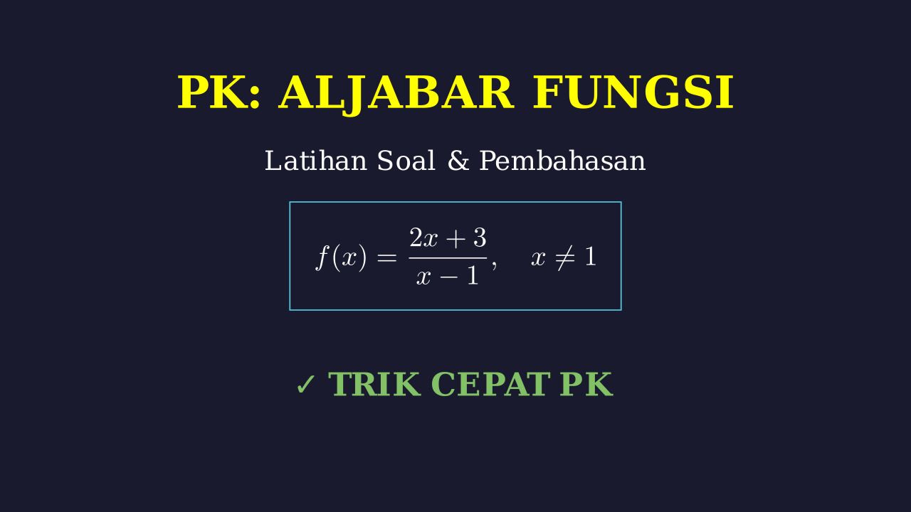 Pembahasan Latihan Soal