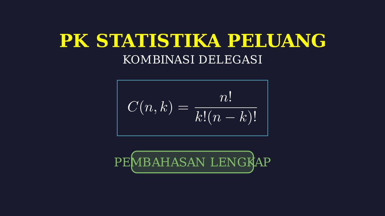 Kombinasi: Pemilihan Delegasi Tim