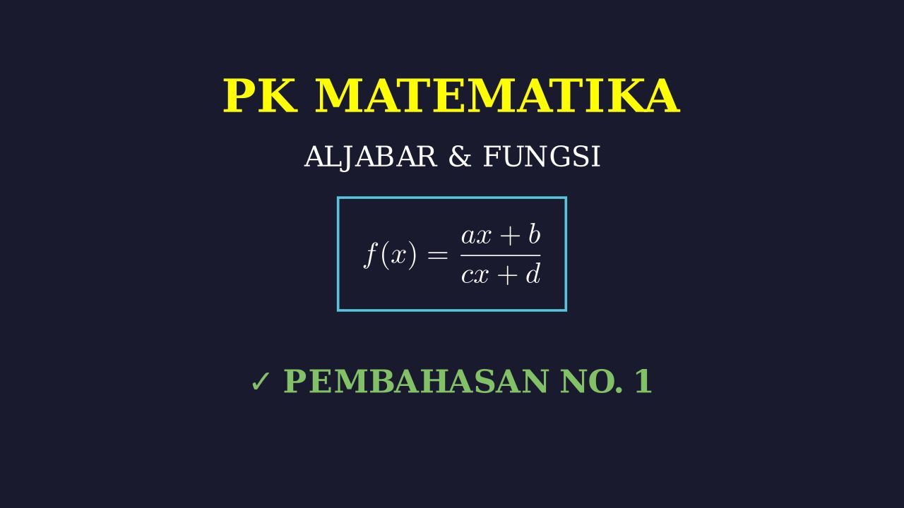 Pembahasan Soal Nomor 1