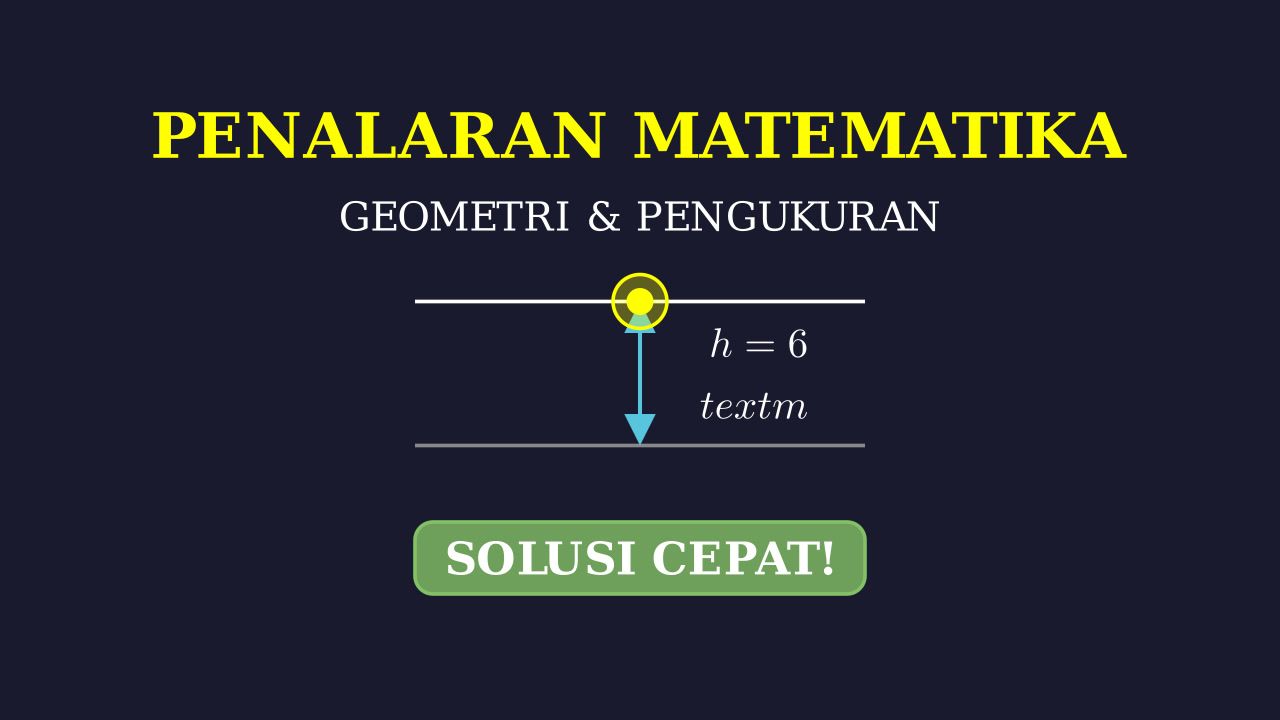 Geometri Ruang: Jarak Lampu Aula
