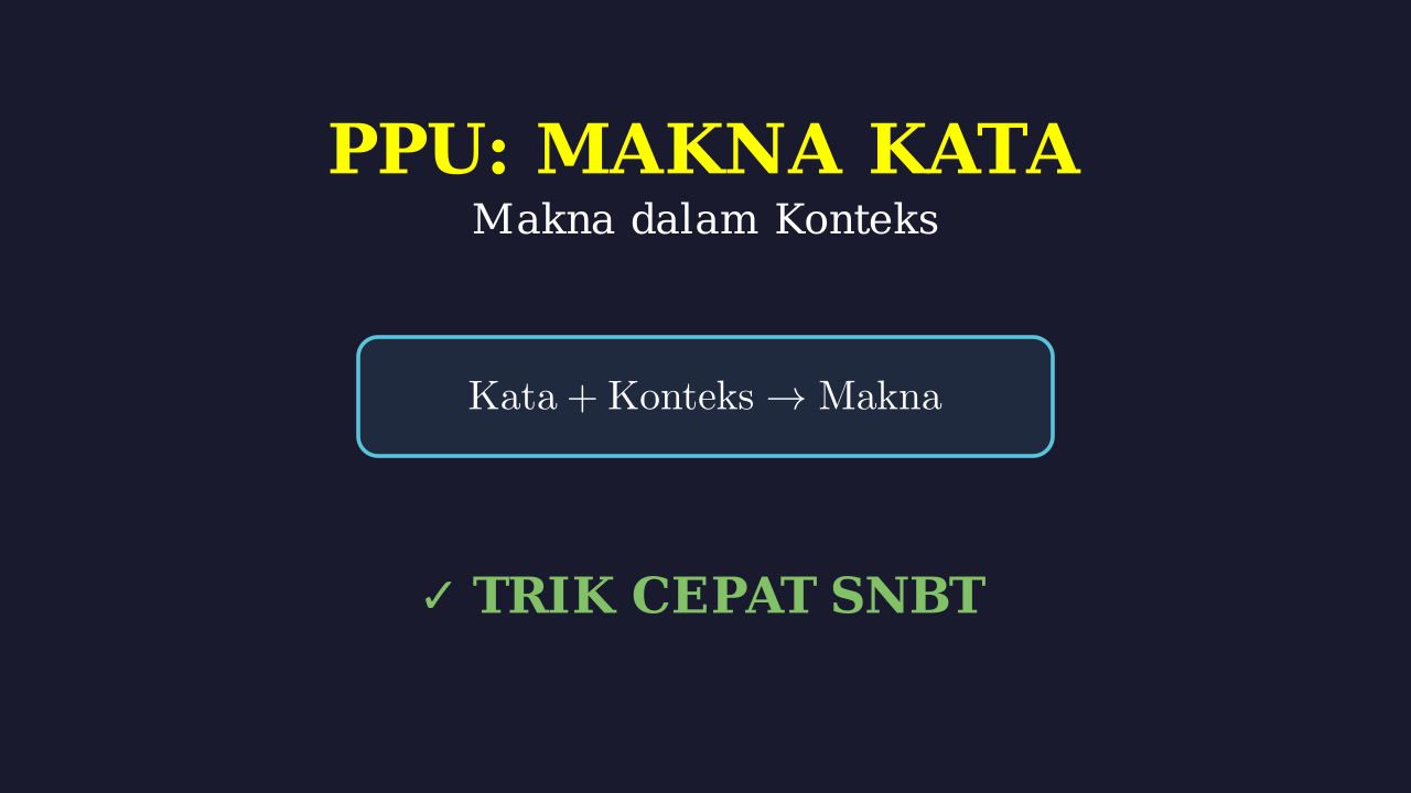 Memahami Makna Kata dalam Konteks