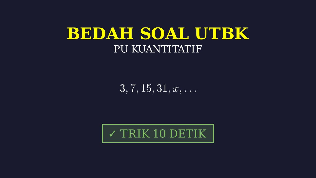 Bedah Soal: Kupas Tuntas