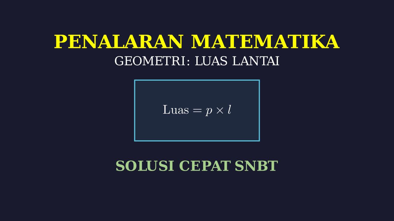 Geometri: Luas Lantai Gedung