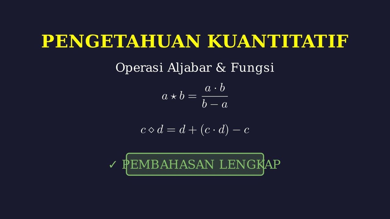 Operasi Bilangan: Definisi Simbol
