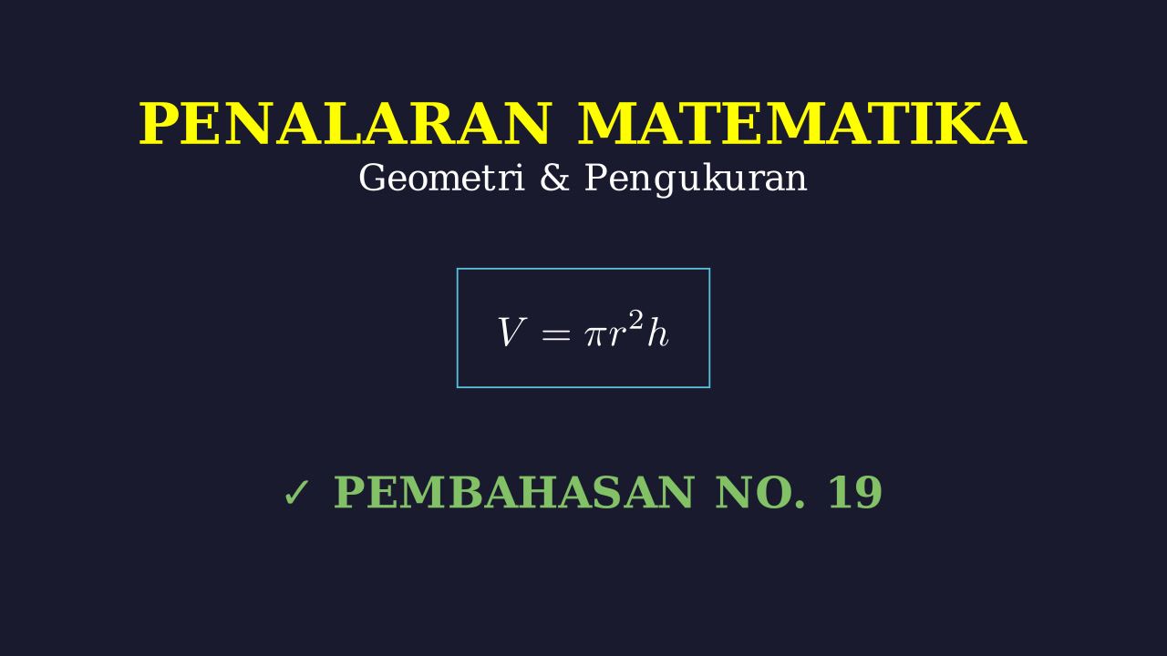 Pembahasan Soal Nomor 19