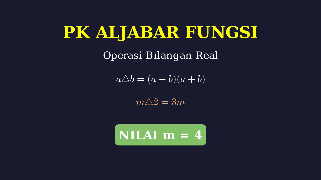 Operasi Simbol: Mencari Nilai M