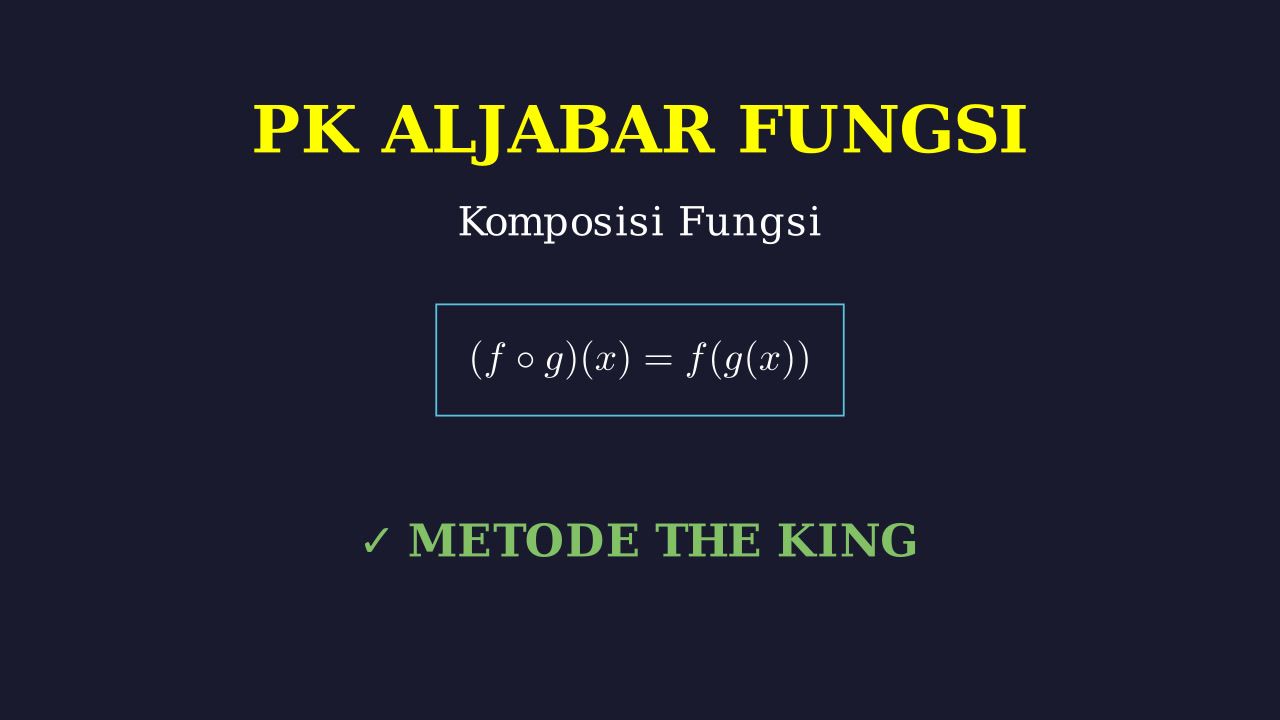 Metode Cepat The King: Pengetahuan Kuantitatif