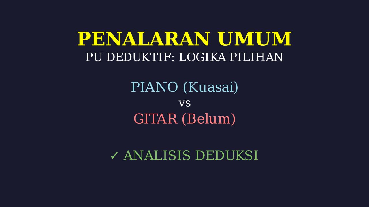 Dilema Prioritas: Latihan Piano atau Gitar