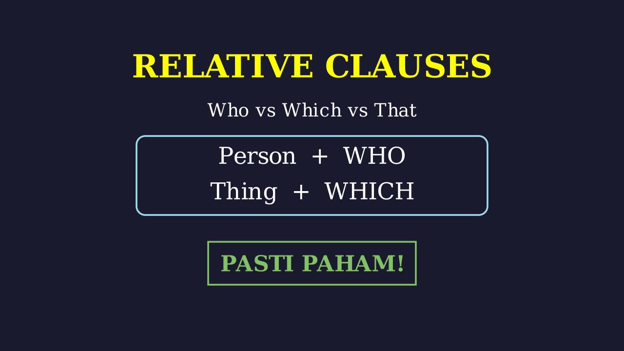 Relative Clauses: Panduan Lengkap & Rumus