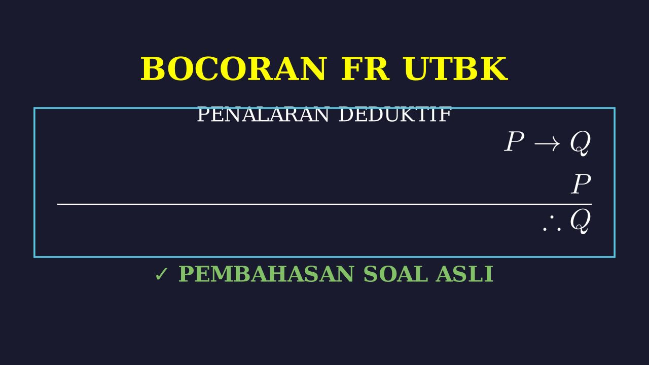 Field Report UTBK: Bocoran Materi