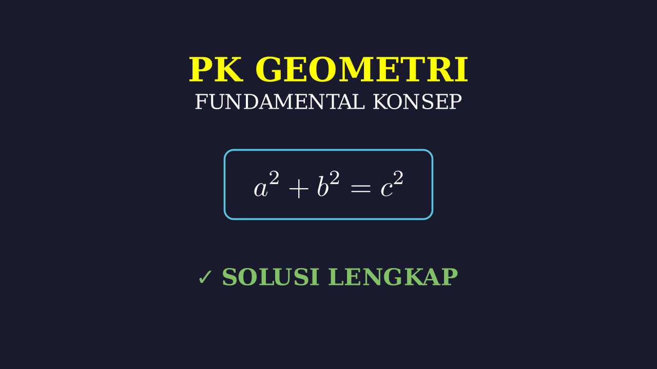 Konsep Dasar Geometri