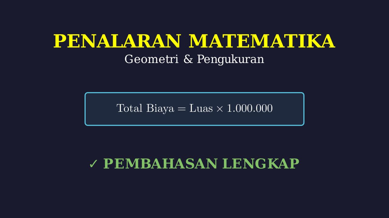Menghitung Biaya Kaca Jendela