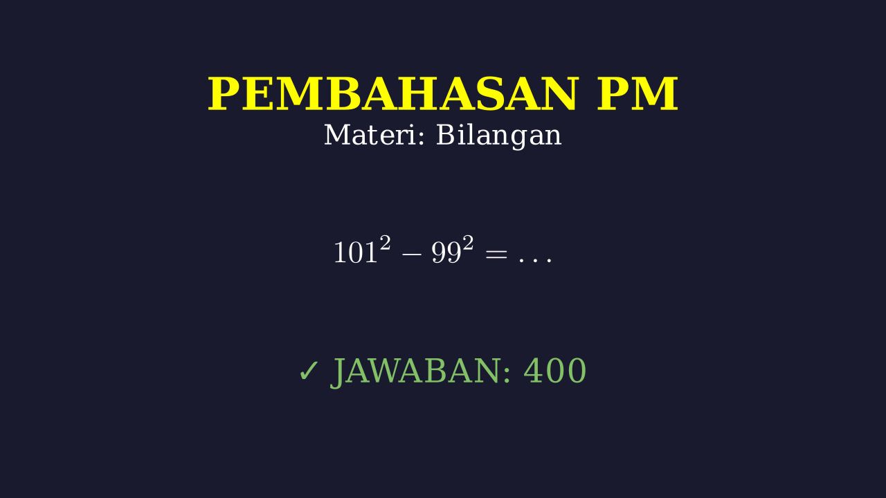 Pembahasan Soal Pilihan Ganda