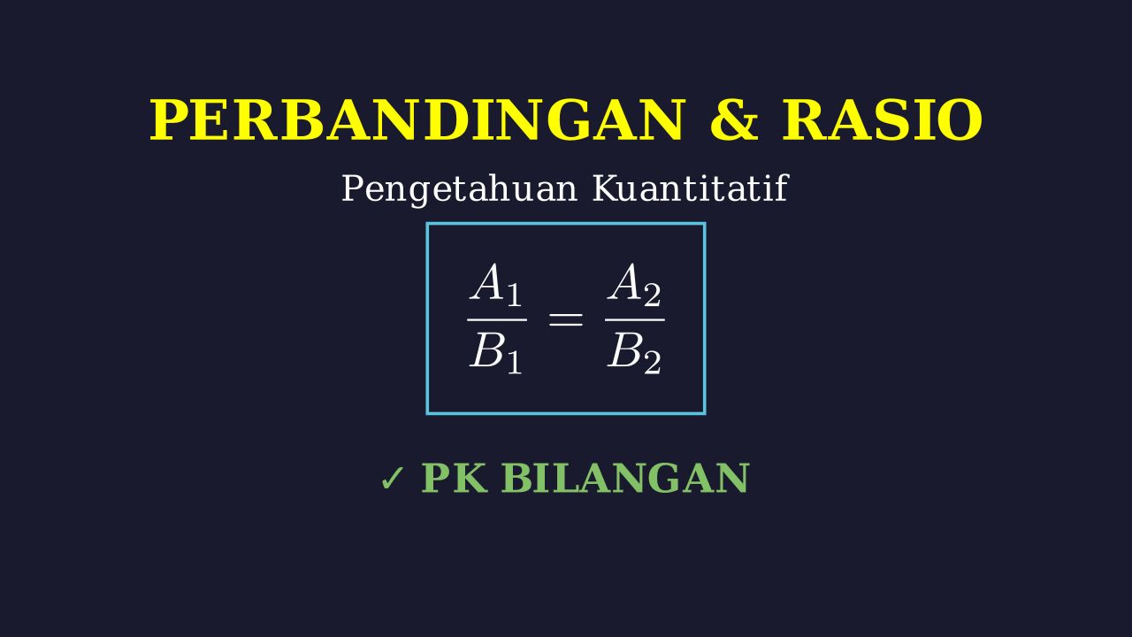 Perbandingan dan Rasio